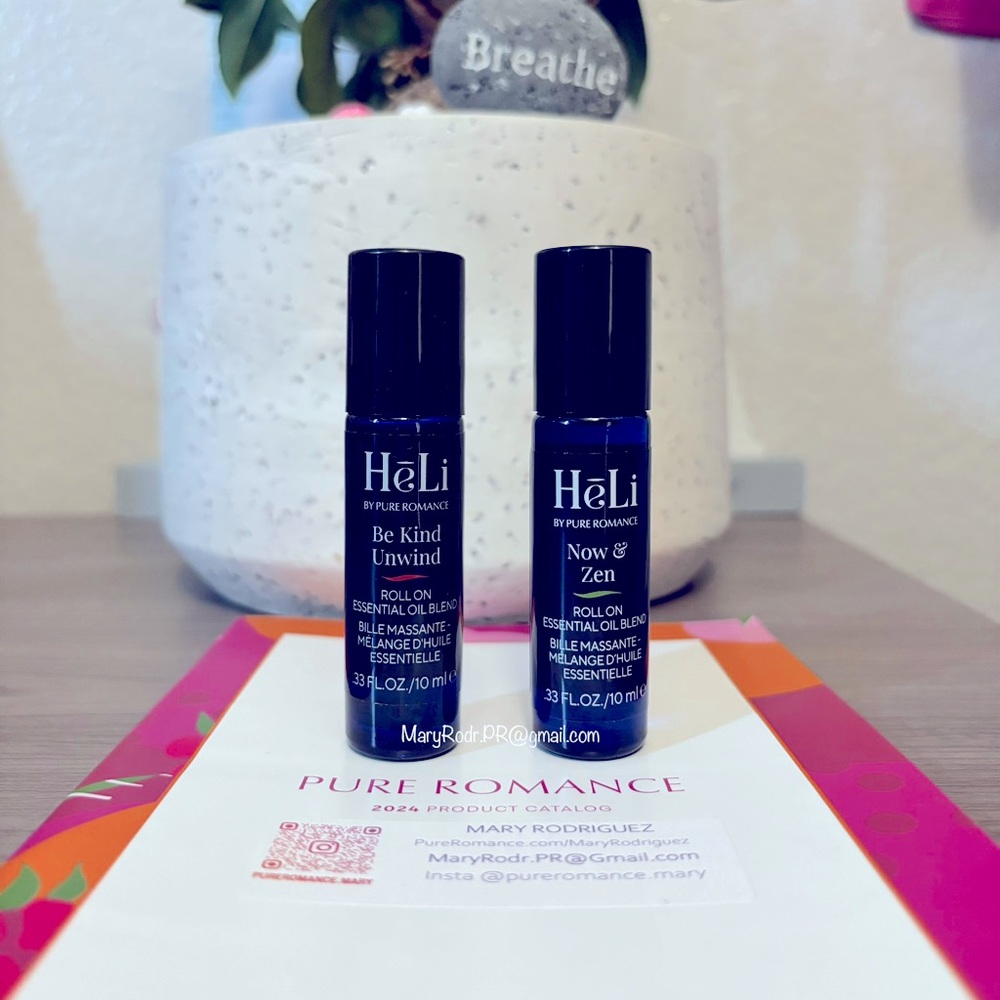 HēLi - Now & Zen + Be Kind Unwind Roll On Essential Oils Blend Relax